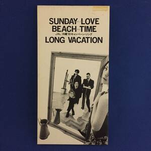 8cmCD シングルCD　LONG VACATION／①SUNDAY LOVE　②BEACH TIME ／JAL沖縄