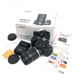 1円 CANON EOS 80D EF-S 55-250mm 1:4-5.6 デジタル一眼レフ カメラ