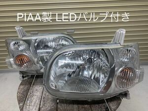 レンズリペア品　L375S L385S　タント 　 KOITO 100-51945 　左右ヘッドライト　PIAA製LEDバルブ付き電動レベライザー付