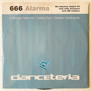 【UK / 12inch】 666 / Alarma 【12 DAN 001】