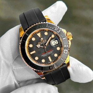 【付属完備】【国内正規】ROLEX ロレックス ヨットマスター40 エバーローズゴールド 116655 フレックスラバー G-BALLER