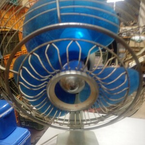 昭和レトロなナショナル扇風機 30GC 30cm AC100V 　動作確認　現状品