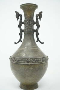 青銅の花瓶 骨董品 0920C14