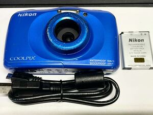 Nikon COOLPIX W100（ブルー）簡易動作確認済