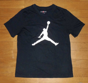 AIR JORDAN エア ジョーダン ジャンプマン Tシャツ 半袖 コットン ナイキジャパン正規品 BLK M 使用少 美品/CHICAGO BULLS シカゴ ブルズ