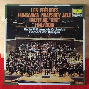 〓★〓中古LPレコード　『Karajan/Les Preludes』カラヤン/前奏曲ハンガリー狂詩曲1812年フィンランディア Grammophon〔15MG3080〕