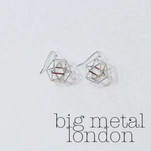 big metal london[ビッグメタルロンドン] ポリゴナルピアス レディース アクセサリー シルバー ポリゴン 多角形 新品 未使用 おしゃれ