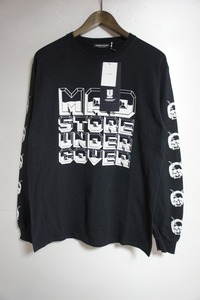 UNDERCOVERアンダーカバー MADSTORE 長袖Tシャツ カットソー ロンT MUX9802 黒1220L