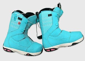 267 激安中古！SALOMON IVY STR8JKT ソフトブーツ 23.5ｃｍ フリーライディング スノーボード用品 サロモン 送料無料！