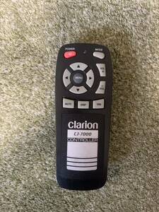 クラリオン 純正 バックカメラ リモコン CJ-7000 clarion コントローラー バックモニター バックビュー