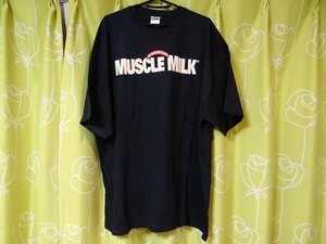 新品 非売品 MUSCLE MILK マッスルミルク プロテイン ボディビル Tシャツ 2XLサイズ ビッグサイズ