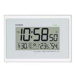 CASIO(カシオ) 置き時計・掛け時計 ホワイト 18×26×3.5cm