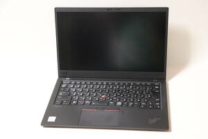 m659. Lenovo / ThinkPad X1 Carbon / 20UACTO1WW / Core i7-10610U / 16GBメモリ / SSDなし / 通電確認・ジャンク