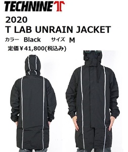 在庫処分価格 2020 TECHNINE テックナイン T LAB UNRAIN JACKET BLACK アンレイン ジャケット M 