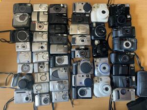 RICOH FUJIFILM Nikon MINOLTA SONY Canon Konica OLYMPUS PENTAX panasonic コンパクトカメラ フィルムカメラ デジタルカメラ 色々48台