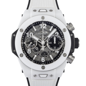 ウブロ HUBLOT ビッグバン ウニコ ホワイトセラミック 441.HX.1171.RX ブラック文字盤 新品 腕時計 メンズ