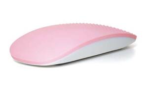 未使用♪ Bluevision Apple Magic Mouse専用カバー ピンク/ホワイト BV-MSK-AMM-PKWT 送料無料♪