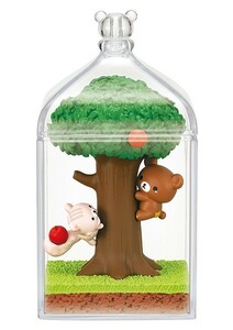 ☆内袋未開封 リーメント◆Rilakkuma Terrarium チャイロイコグマのお友達　2.あともう少しだよ　ミニチュア フィギュア　リラックマ