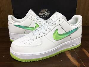 18年製 NIKE AIR FORCE 1 PRM 2 JEWEL SWOOSH ナイキ エアフォース プレミアム ジュエル スウッシュ【AT4143-100】ホワイト グリーン US11