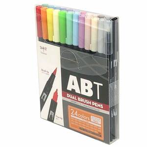 筆ペン デュアルブラッシュペン ABT 24色セット ベーシック