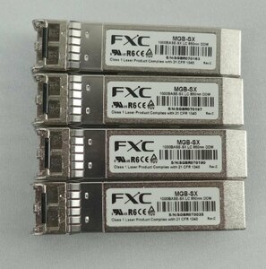 クリックポスト 4本セット FXC 1000BASE-SX LC mini-GBICモジュール MGB-SX ギガビット トランシーバ ネットワーク N112906