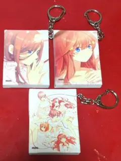 五等分の花嫁 キャンバスボード アート キーホルダー 中野 三玖 五月 集合