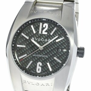 ブルガリ BVLGARI EG40S エルゴン デイト 自動巻き メンズ 美品 保証書付き_764876【ev10】