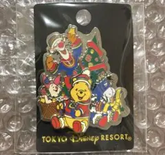 東京ディズニーリゾート　ピンバッジ　ピンバッチ　クマのプーさん　クリスマス