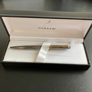 PARKER パーカー ボールペン STERLING SILVER スターリングシルバー ノック式 （インクなし）★28