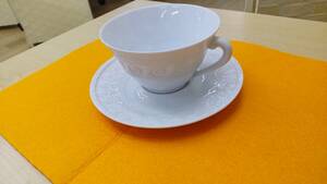 357　BERNARDAUD◆ベルナルド◆LOUVRE◆カップ＆ソーサー◆LIMOGES◆リモージュ