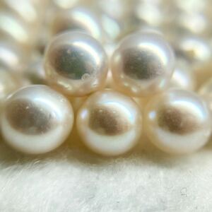 ◆アコヤ本真珠おまとめ500ct◆M 約100g 約8.0mmパール 裸石 宝石 ジュエリー グレーjewelry pearl 