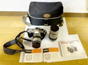 【美品】　ペンタックス　PENTAX　MZ-7　28-80　カメラ　レンズ　100-300