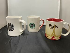 旧ロゴ Starbucks スタバ スターバックス マグカップ　magcup バリスタ Barista クリスマス Xmas 2001年 2002年 2012年 まとめて マグ