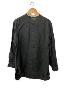 Nigel Cabourn◆長袖シャツ/50/リネン/BLK/8048-00-10005