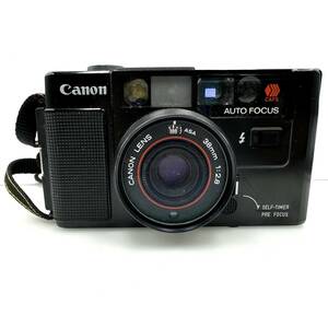 【簡易動作確認済】CANON キャノン AF35M Autoboy オートボーイ 38mm 1:2.8 コンパクトフィルムカメラ オートフォーカス ブラック