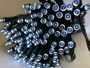 〔 ZAZ 〕 電気代ゼロ　ホワイト　 200球 ×2セット　（合計400球） LED イルミネーション　太陽光発電 ソーラー 充電式 LED