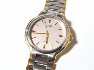 【Rs2】SEIKO/セイコー◇SPIRIT/スピリット/5E31-6C30/SCEX017◇1992年製♂年差クオーツ/コンビ/美品