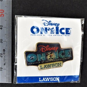 ピンズ ローソン LAWSON オリジナルピンバッジ ローソン限定 ディズニーオンアイス Disney on Ice 最大幅約3.5cm 未使用 未開封 ピンバッチ