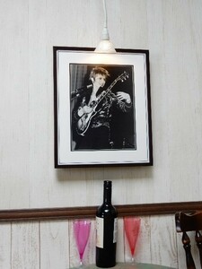 デヴィッド・ボウイ/1972/アートピクチャー額装/David Bowie/グラムロック/インテリア/ポートレイト/ロックレジェンド