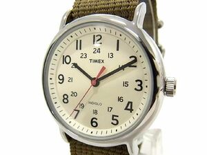 ■不動品■新品■未使用■ TIMEX タイメックス TX-T2N651 ウィークエンダー セントラルパーク SS クォーツ 30ｍ防水 腕時計 CB0886