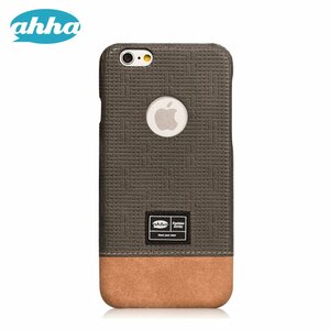 即決・送料込)【テクスチャーパターンのハードケース】ahha iPhone6s Plus/6 Plus Fashion Case PERRY Grey