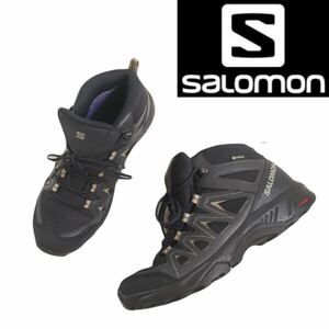 新品未使用 最高級 SALOMON X-BRAZE GORE-TEX トレッキングシューズ ブーツ メンズ 25.0cm サロモン アウトドア ゴアテックス 靴 2404178