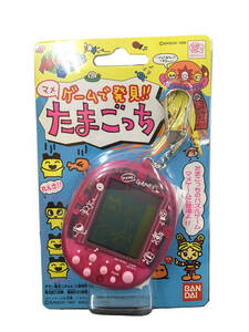 24R127-1 1 当時物 未使用・未開封 たまごっち ゲームで発見 マメゲーム ピンク バンダイ 携帯ゲーム