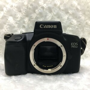 Canon EOS750 QD Body キヤノン EOS750 クオーツデート 35mm一眼レフカメラ EFマウント ストロボ内蔵 ストラップ付 ジャンク品 ／ 05-01026