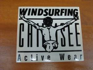 新品CHIEMSEE(キムジー)WINDSURFINGステッカー ブラック