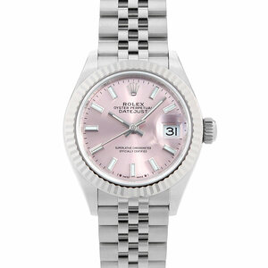 ロレックス デイトジャスト 279174 ピンク バー 5列 ジュビリーブレス ランダム番 中古 レディース 腕時計