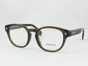 BURBERRY バーバリー メガネフレーム BE2382D-3010 度付き対応 近視 遠視 老眼鏡 遠近両用 正規品 アジアンフィット ボストン ウエリントン