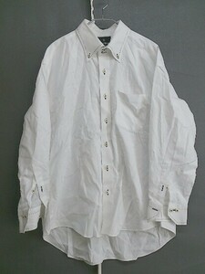 ◇ Brick House ボタンダウン BD ステッチ 長袖 Yシャツ ドレスシャツ サイズ 3L-82 ホワイト メンズ