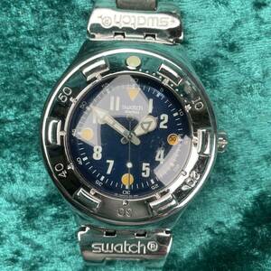 38ビンテージ SWATCH スウォッチ アイロニーIRONY SCUBA200 青文字盤 スキューバ