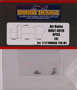 ホビーデザイン HD07-0019 エアバルブ 1/12 ヤマハ YZR-M1 用(A)